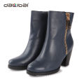 Bottines hiver bleu marine pour femmes